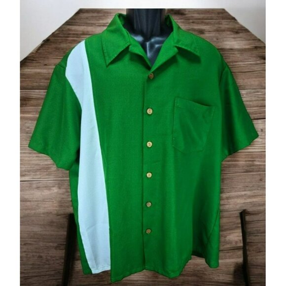 Maui Trading Co. Green Hawaiian Shirt XL - Picture 1 of 7